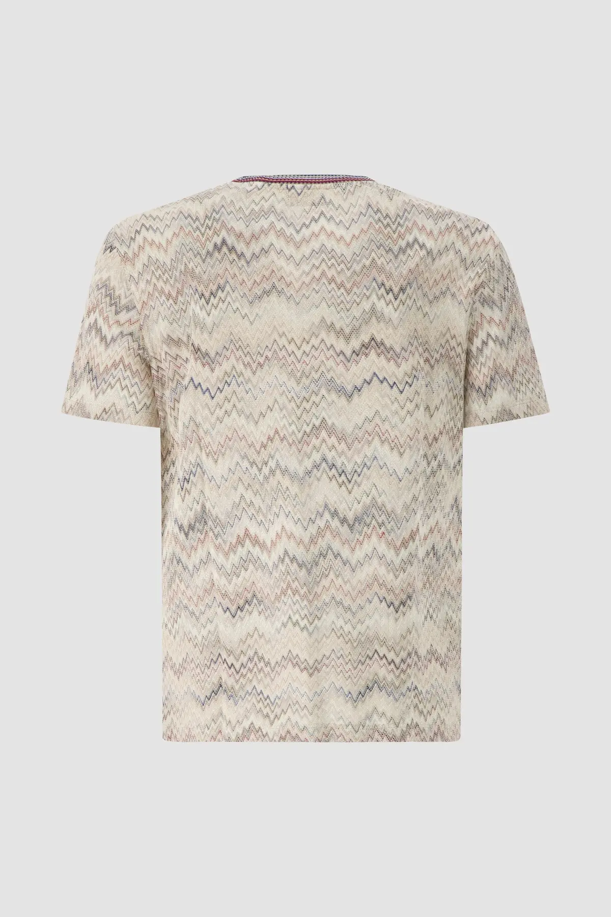 Missoni Crew-Neck Cotton T-Shirt With Dégradé Snake Pattern 2
