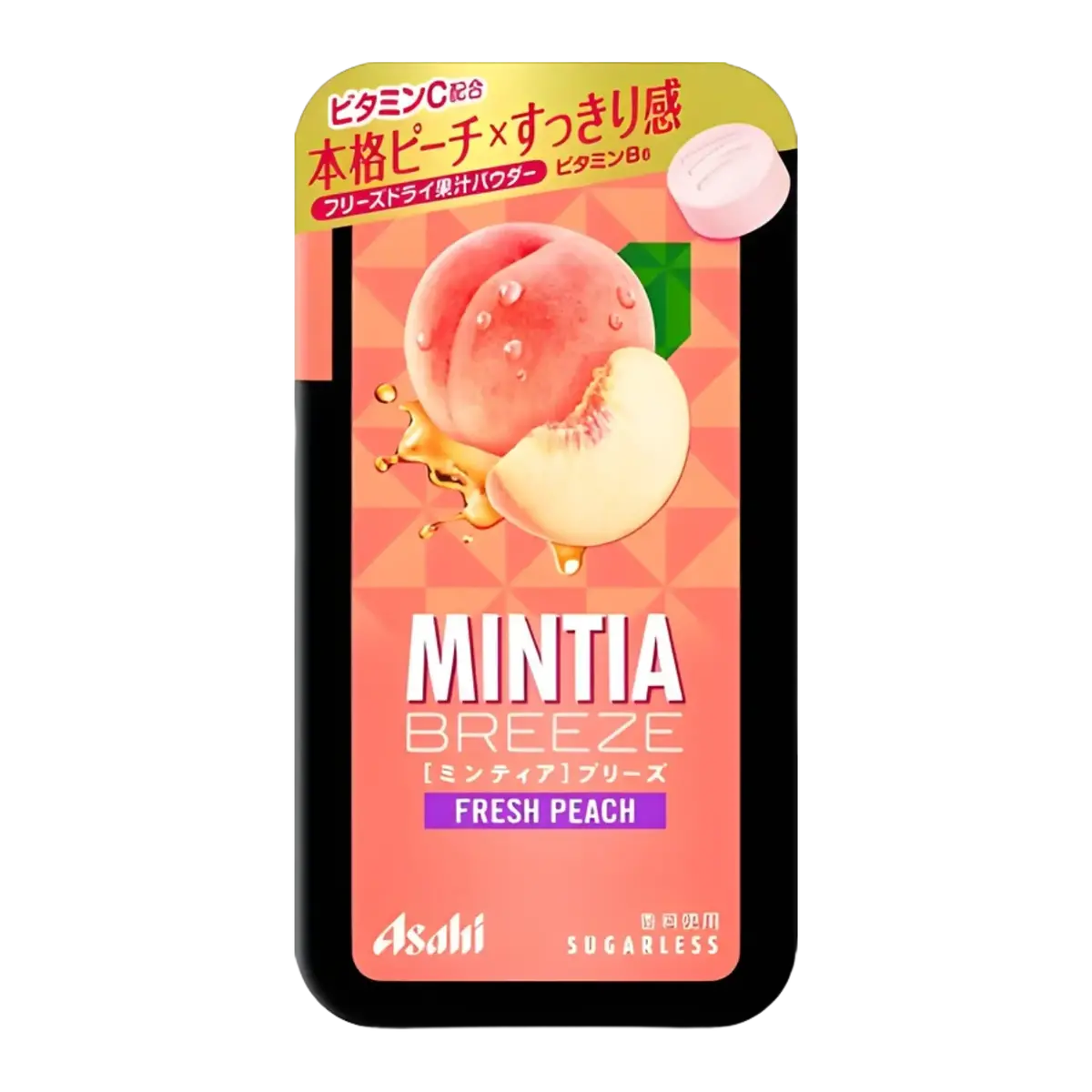Asahi Mintia Breeze Fresh Peach Sugar Free 36G 1