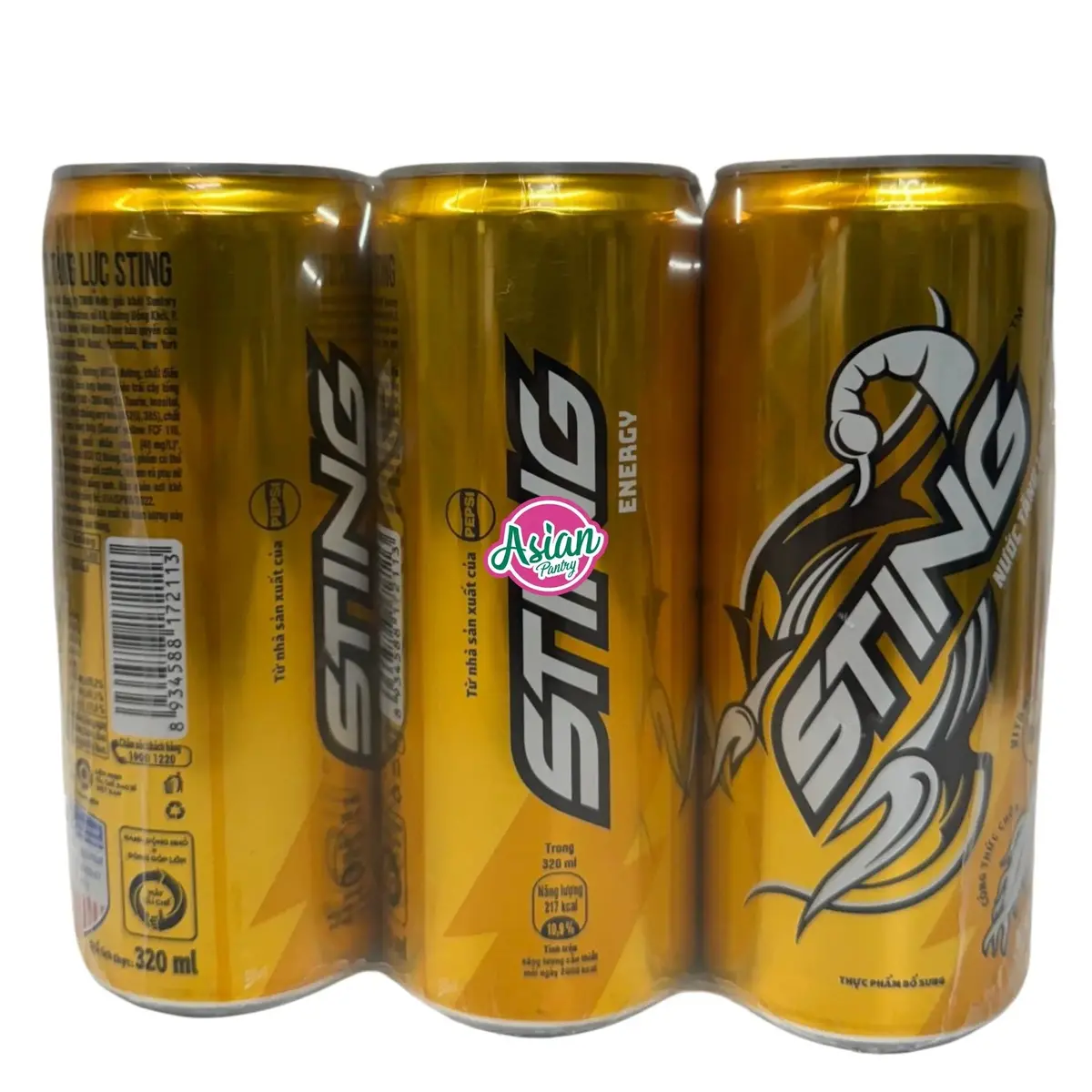 Sting Energy Drink Yellow Gold Ginseng 6Pk 1