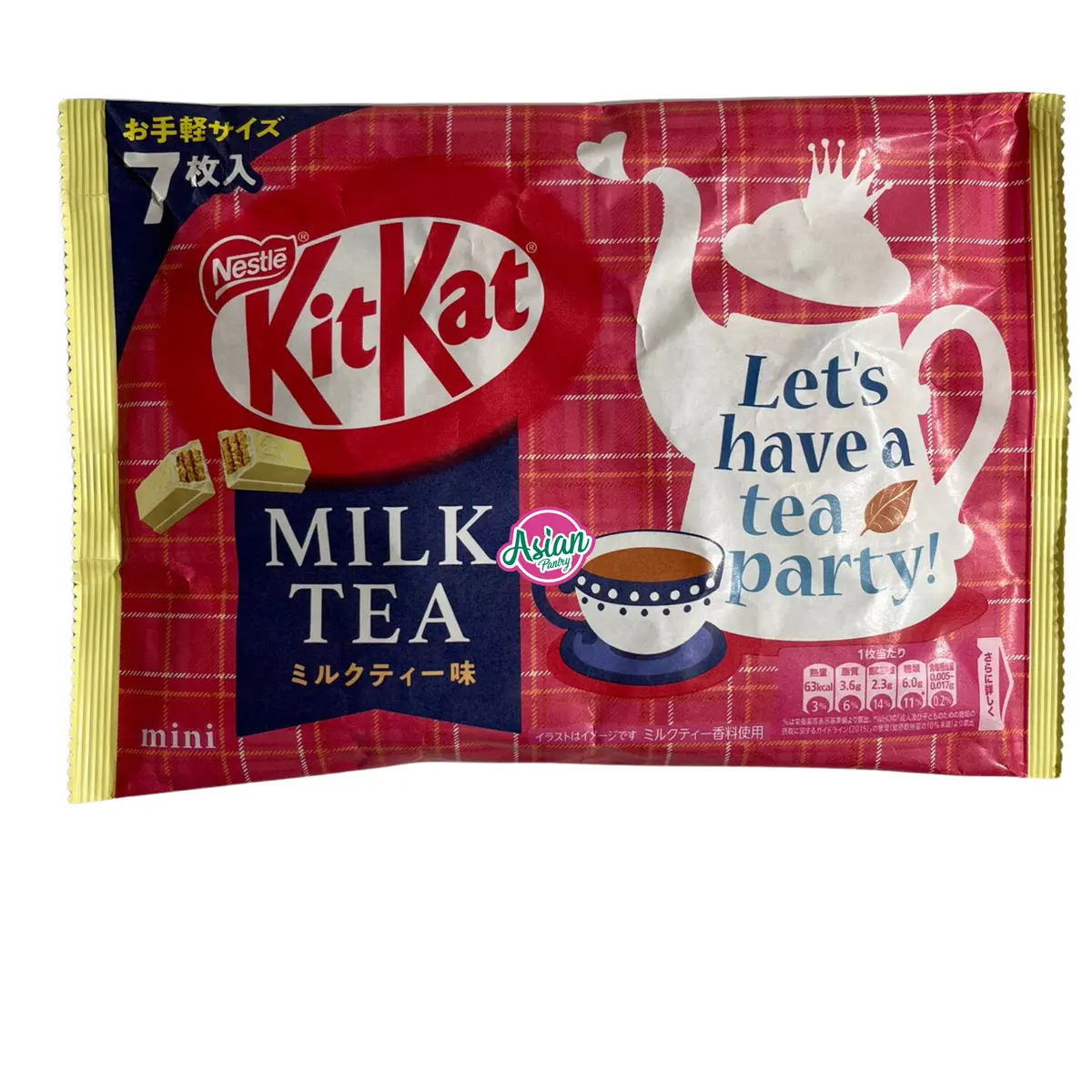Nestle Kitkat Mini Wafer Milk Tea 7Pcs 81G 1