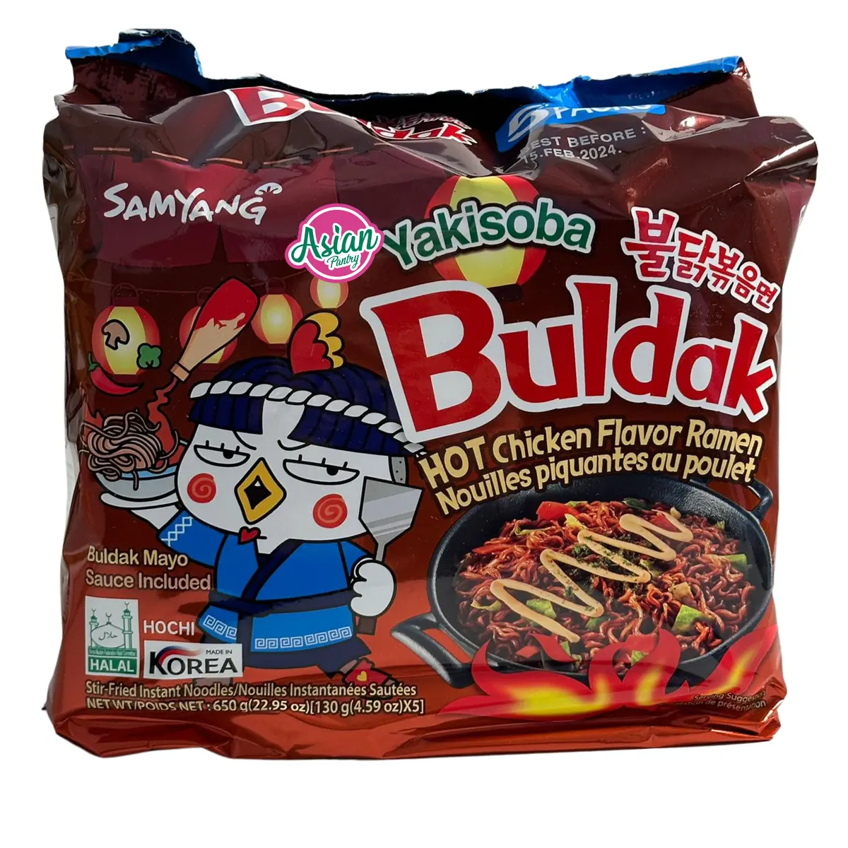 Samyang Buldak Yakisoba Hot Chicken Flavor Ramen 700G 1