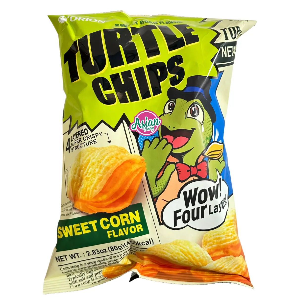 Orion Turtle Chips Sweet Corn Flavour 80G 1
