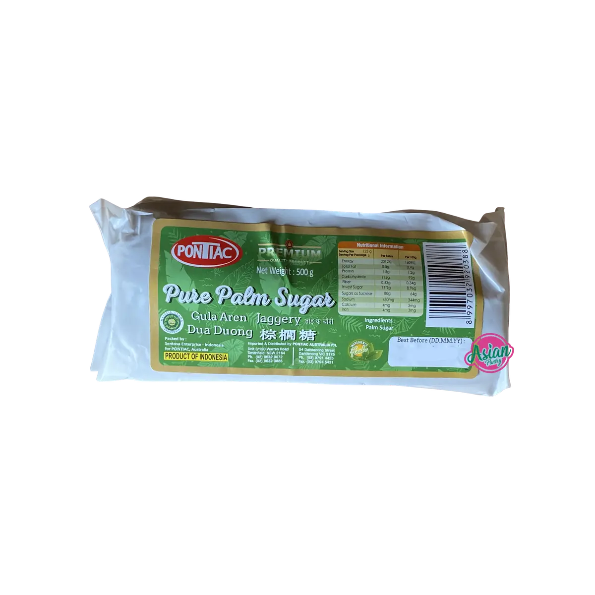 Pontiac Pure Palm Sugar 500G 1