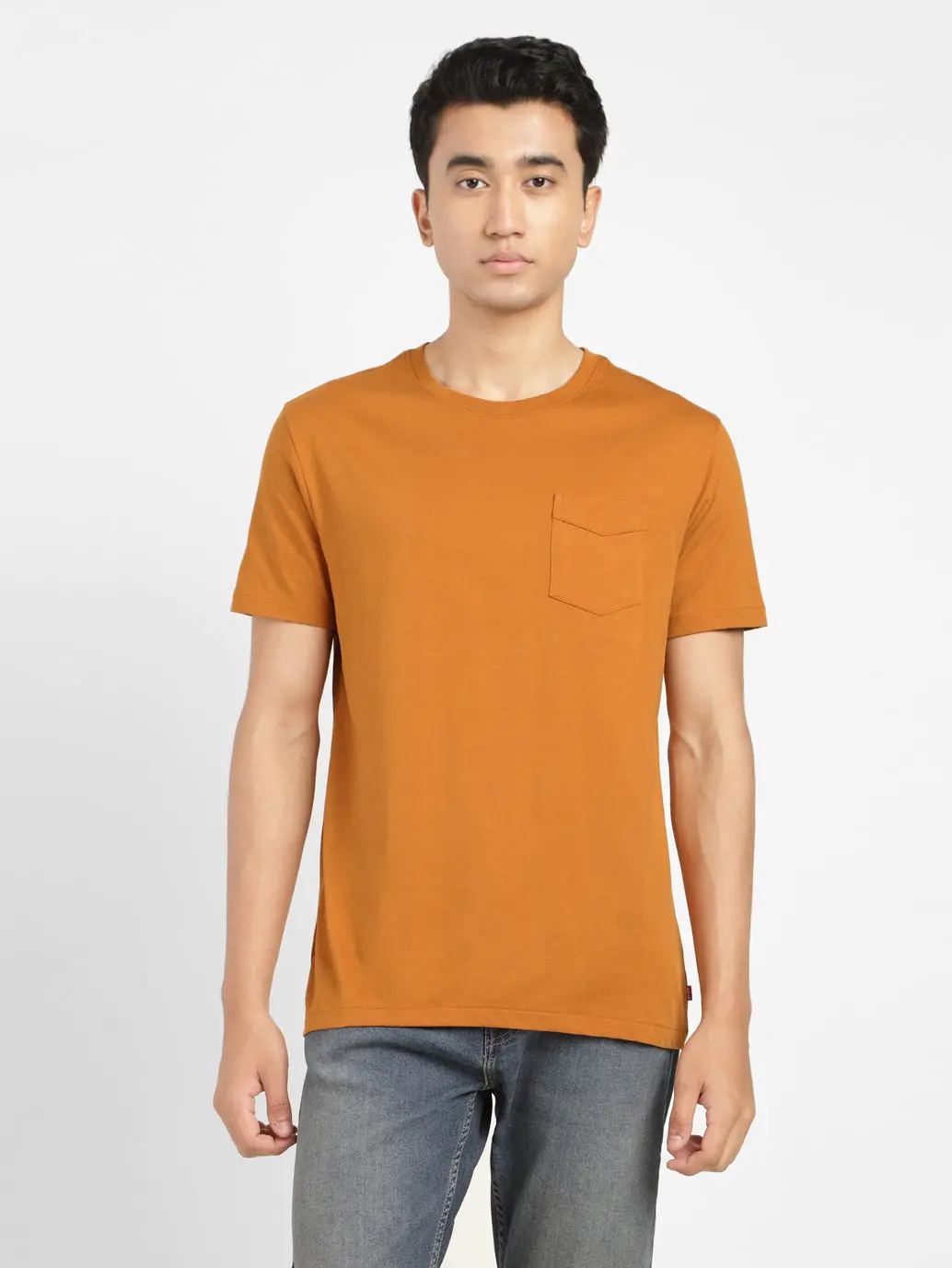 Men's Solid Crew Neck T-Shirt 1