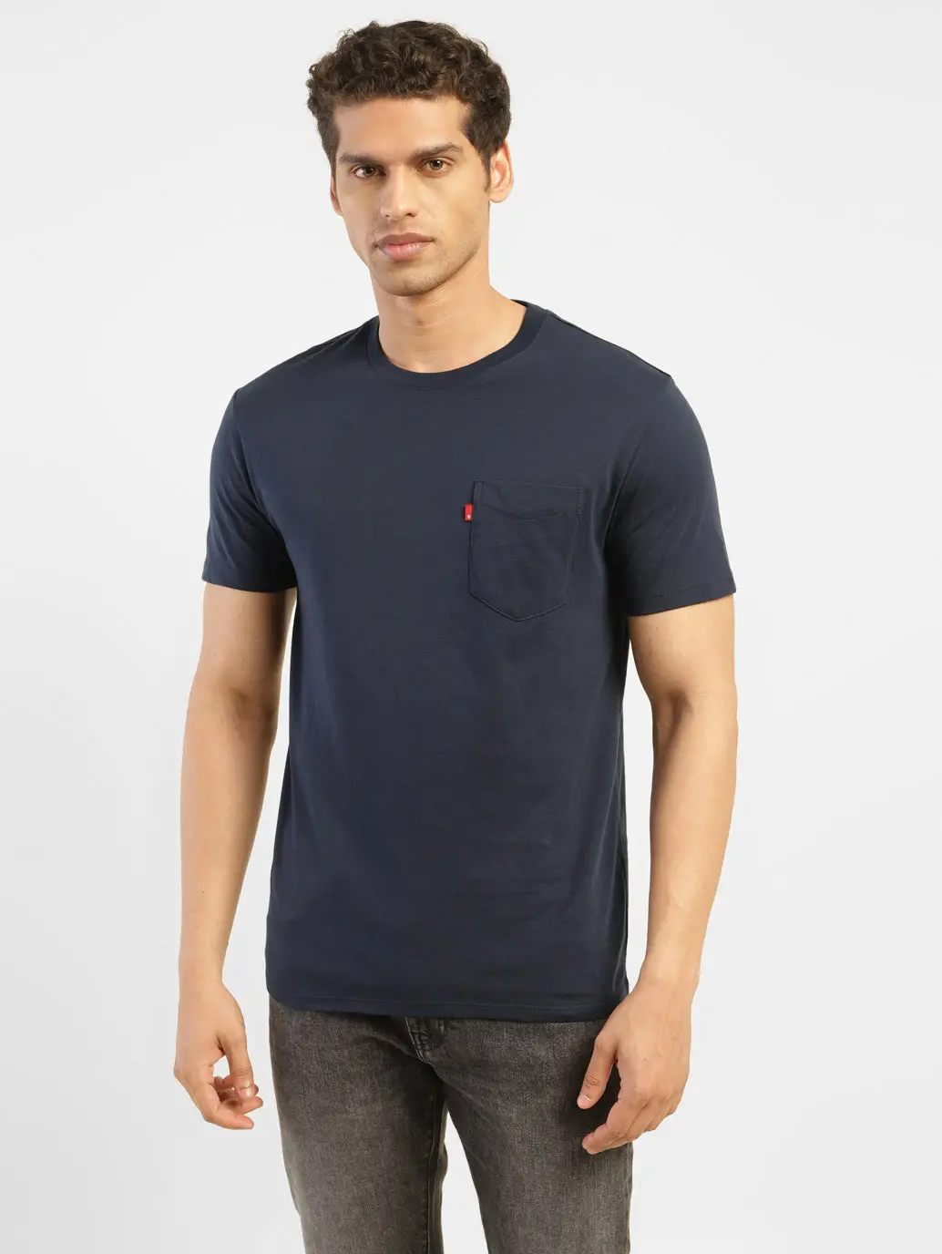 Men's Solid Slim Fit T-Shirt 1
