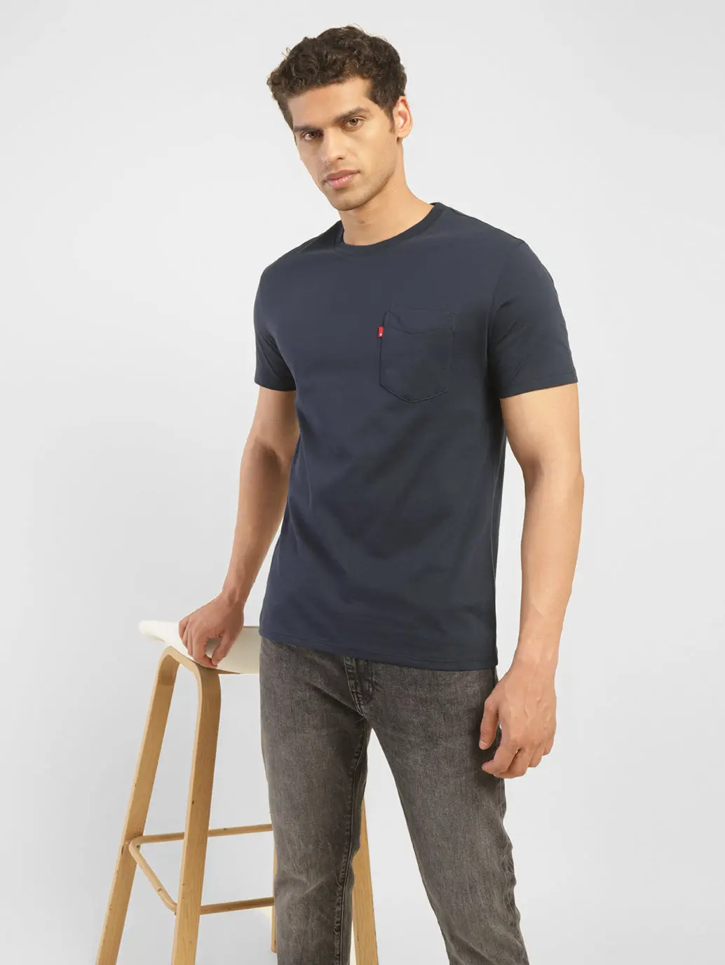 Men's Solid Slim Fit T-Shirt 2