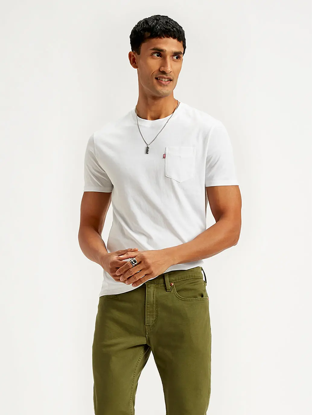 Men's Solid Slim Fit T-Shirt 3
