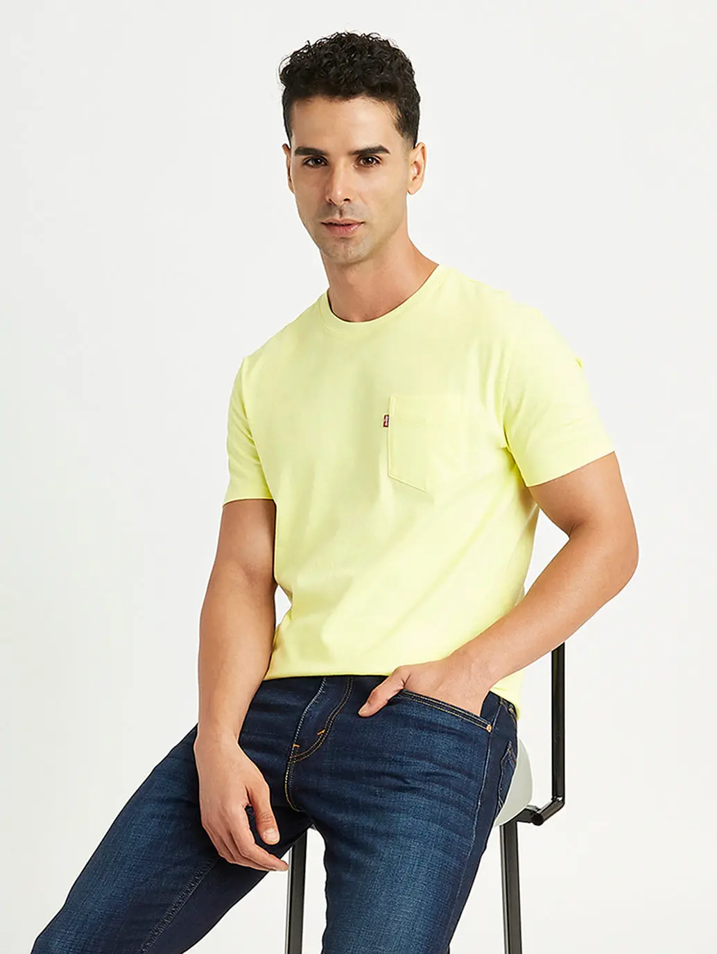 Men's Solid Slim Fit T-Shirt 1