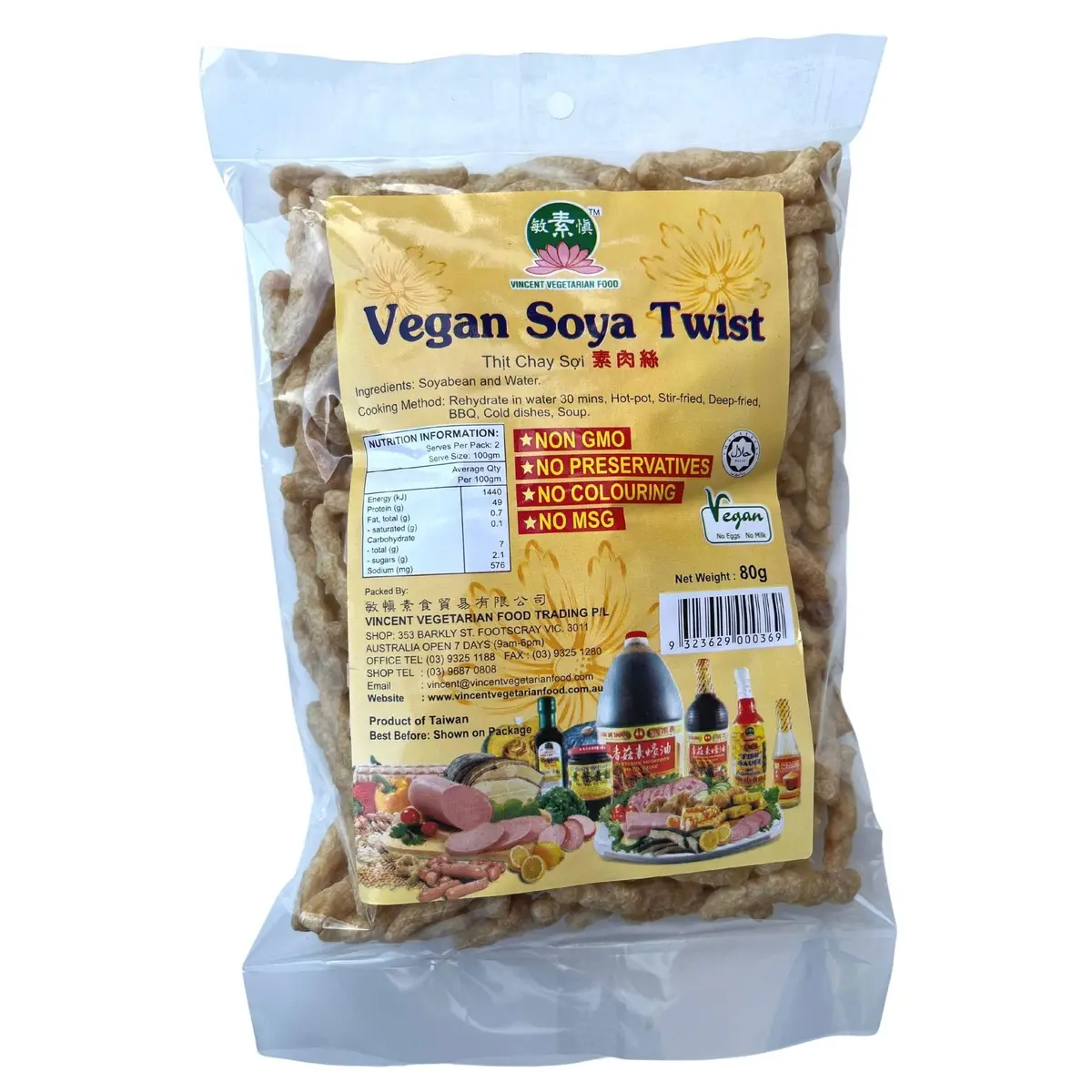 Vvf Soya Twist Vegan 80G 1
