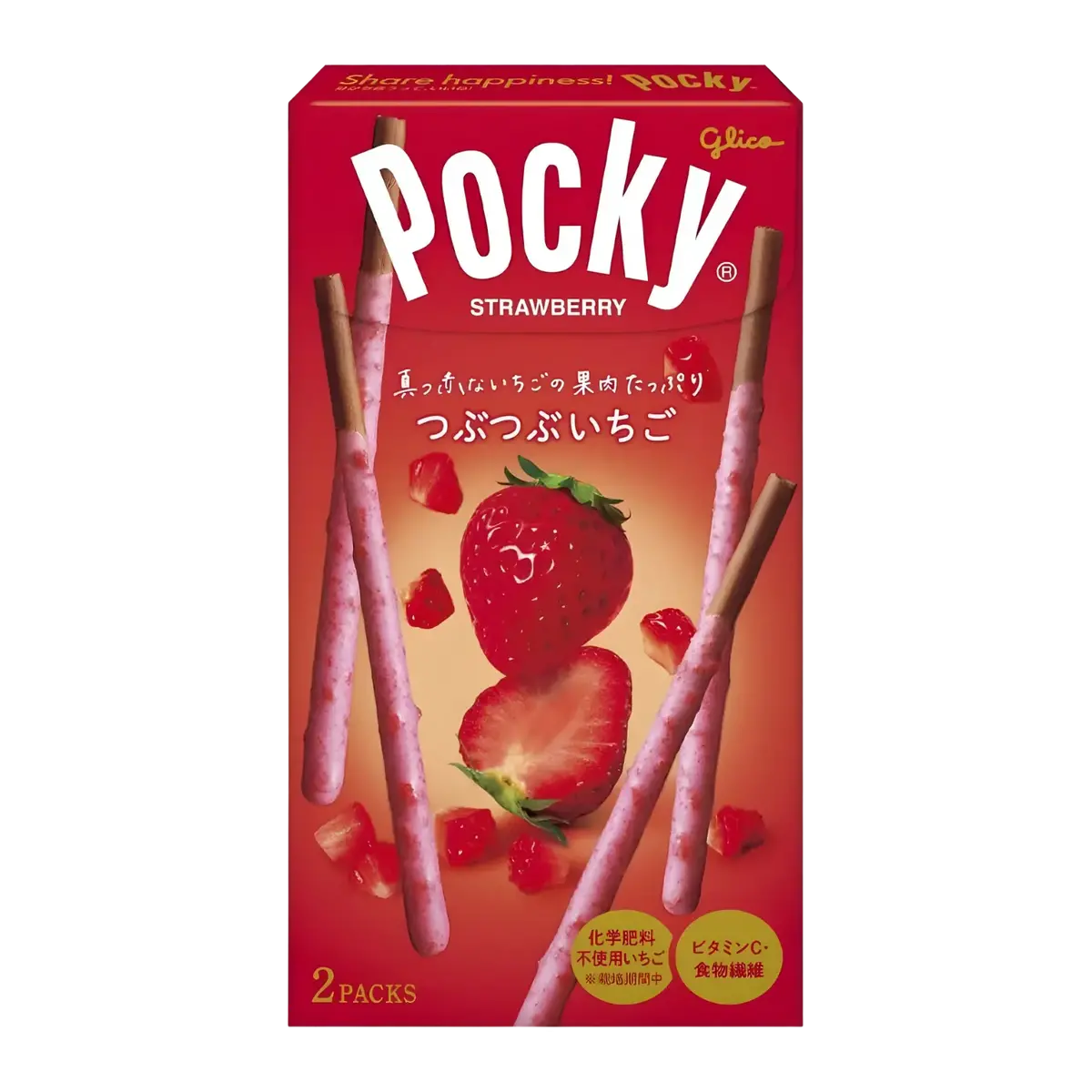 Glico Pocky Strawberry Japanese 55G 2