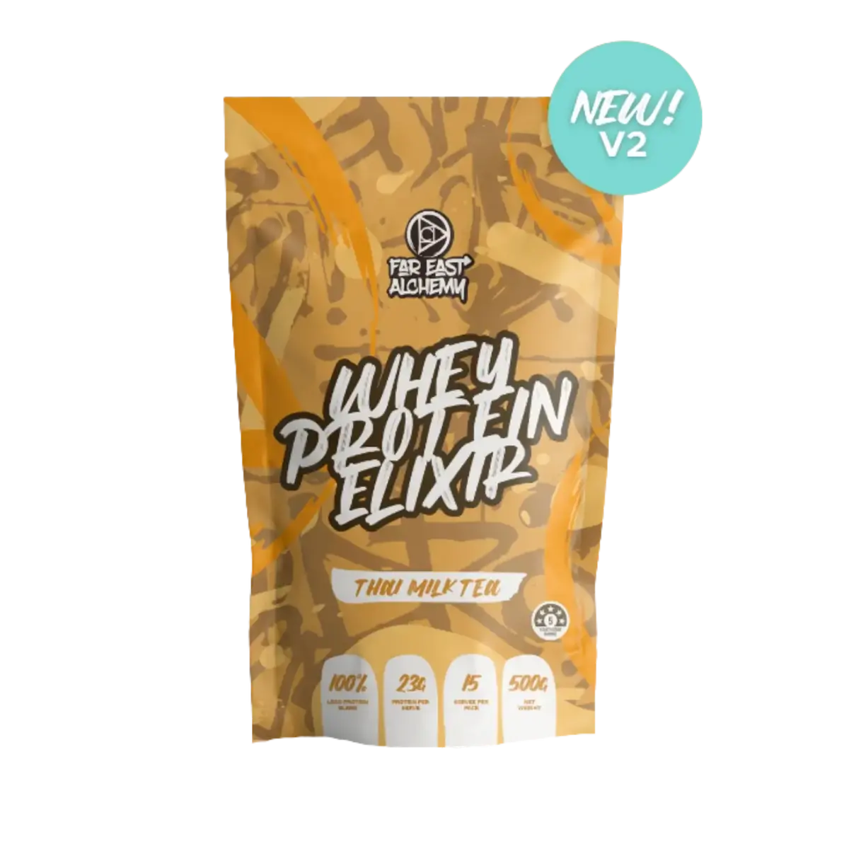 Far East Alchemy Whey Protein Elixir Thai Milk Tea 500G 1