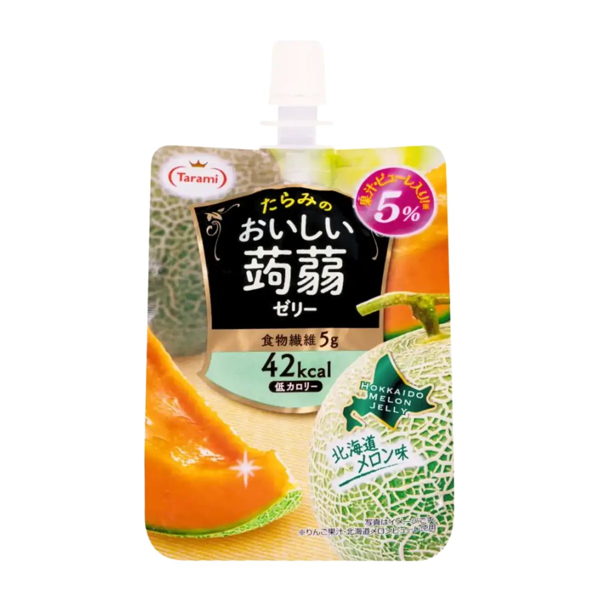 Tarami Konjac Jelly Hokkaido Melon (Pouch) 150G 1