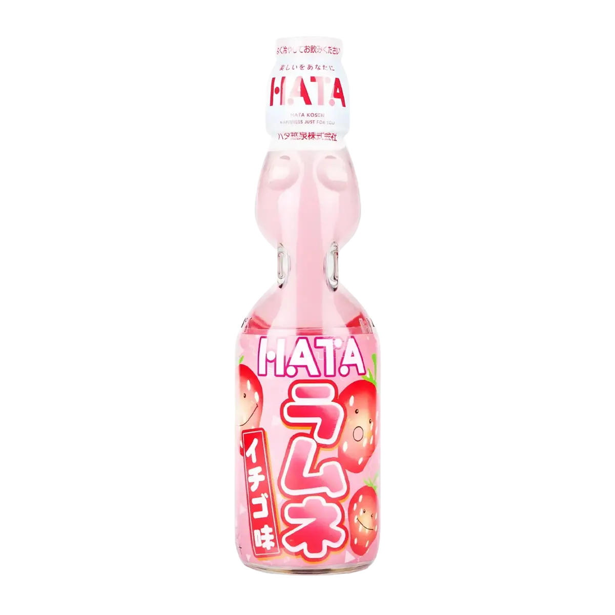 Hata Ramune Drink Strawberry 200Ml 1