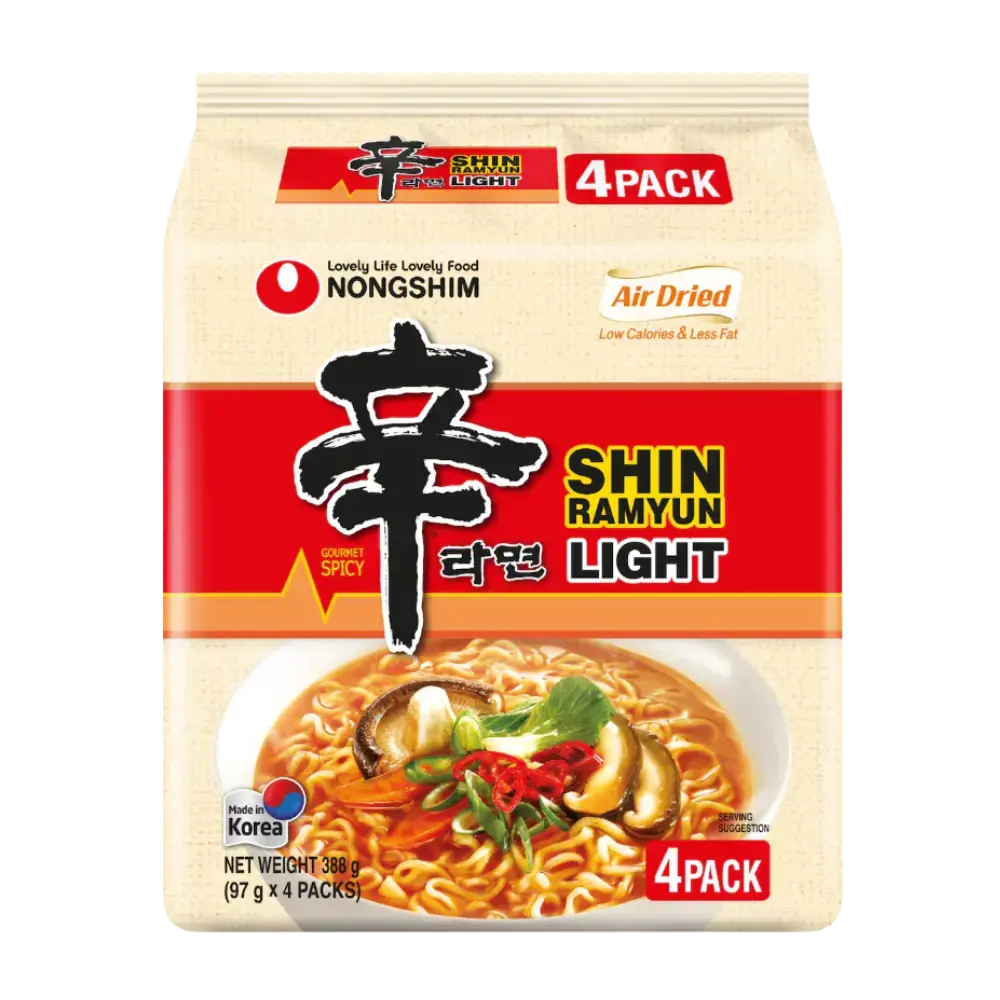 Nongshim Shin Ramyun Light Non-Fried Noodle Soup 1