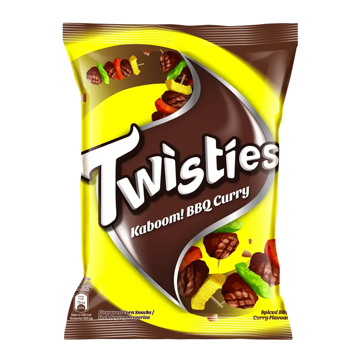 Twisties Bbq Curry Flavour 60G 1