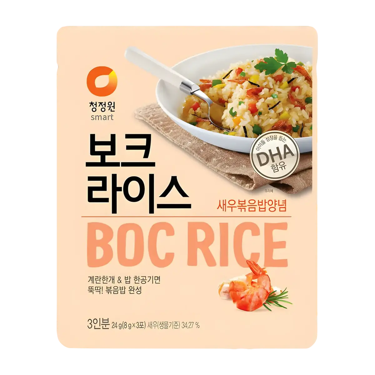 Chung Jung One Stir Fried Rice Mate (Shrimp Flavour) 24G 1