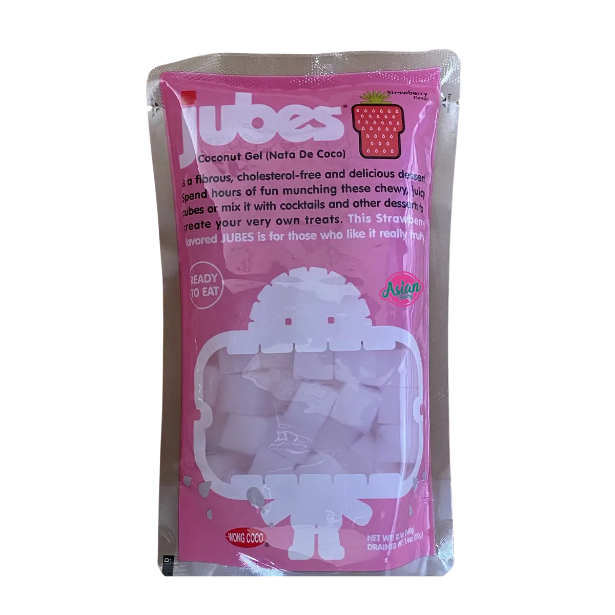 Wong Coco Jubes Strawberry 360G 1