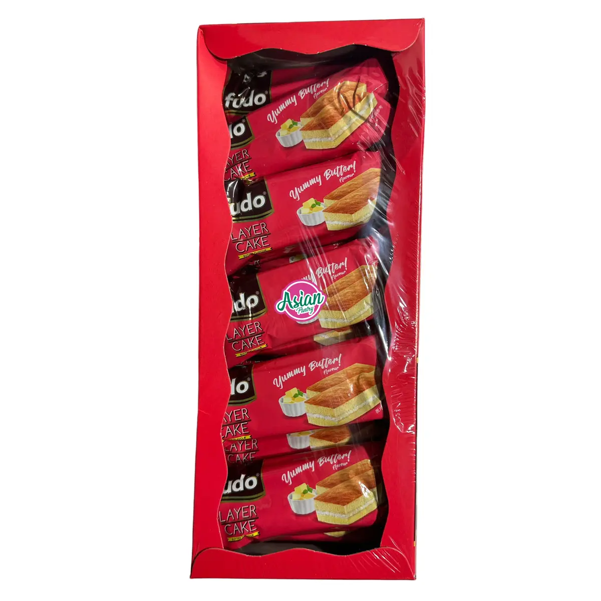 Fudo Yummy Butter Layer Cake 24Pk 432G 1