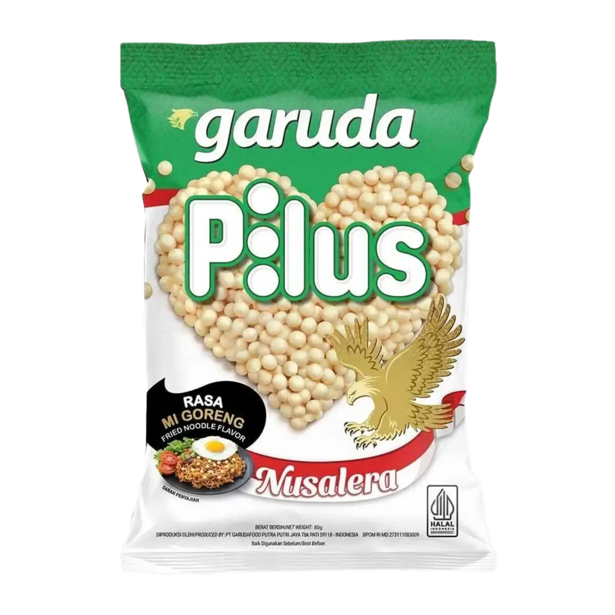 Garuda Pilus Mie Goreng/Fried Noodle Flavour 80G 1