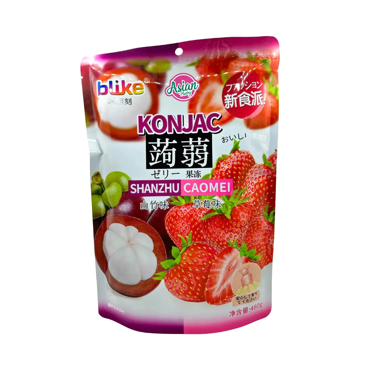 Jinfude Food Jelly (Mangosteen & Strawberry Flavour) 480G 1