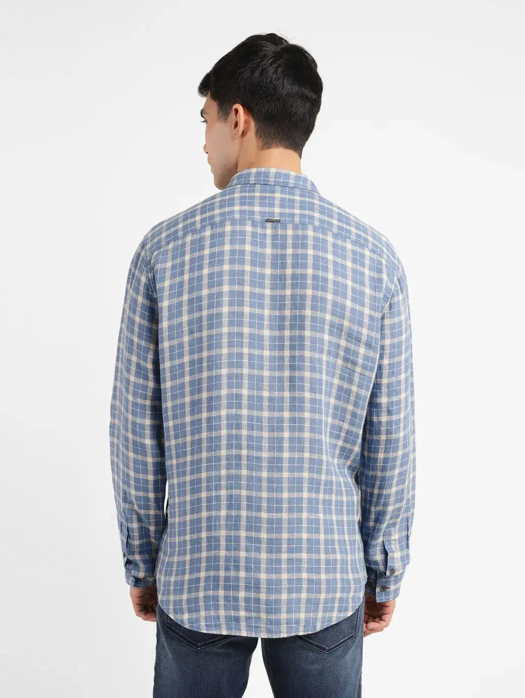 Men's Checkered Slim Fit Shirt 3