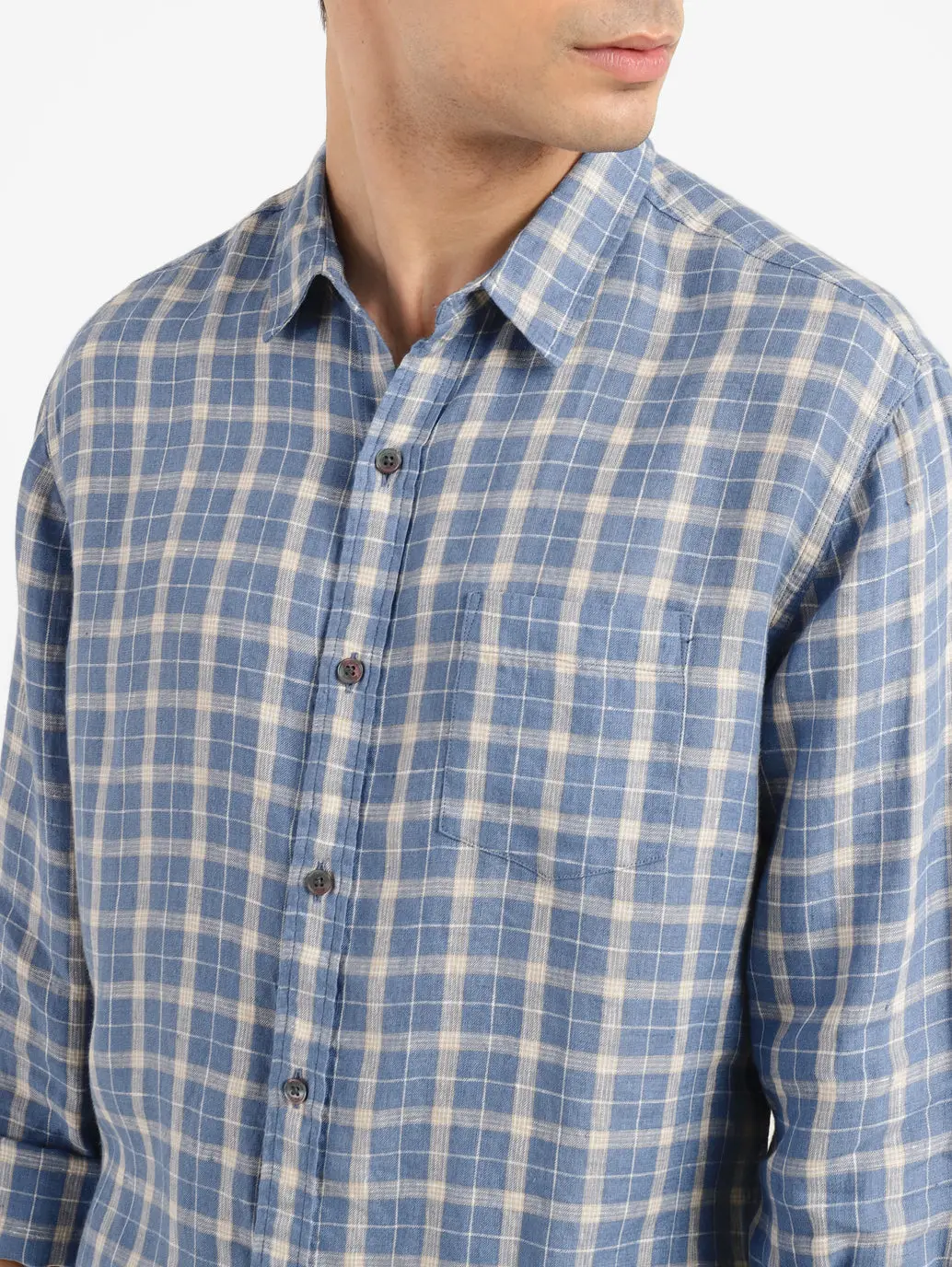 Men's Checkered Slim Fit Shirt 4