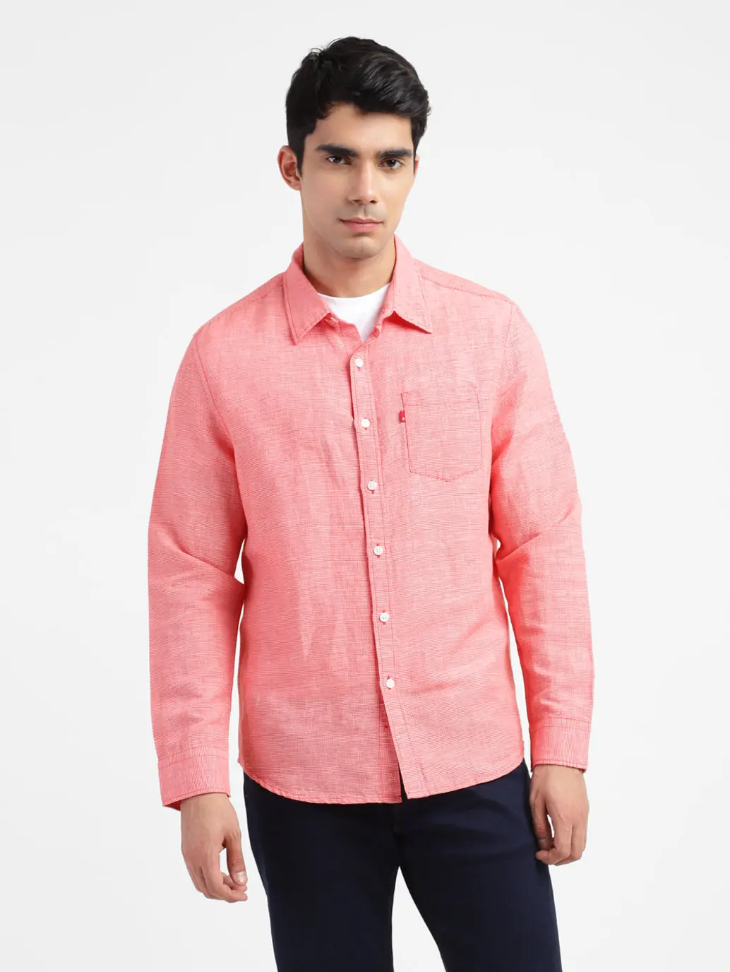 Men's Checkered Spread Collar Shirt 1