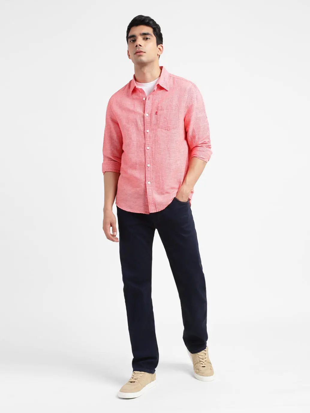 Men's Checkered Spread Collar Shirt 2