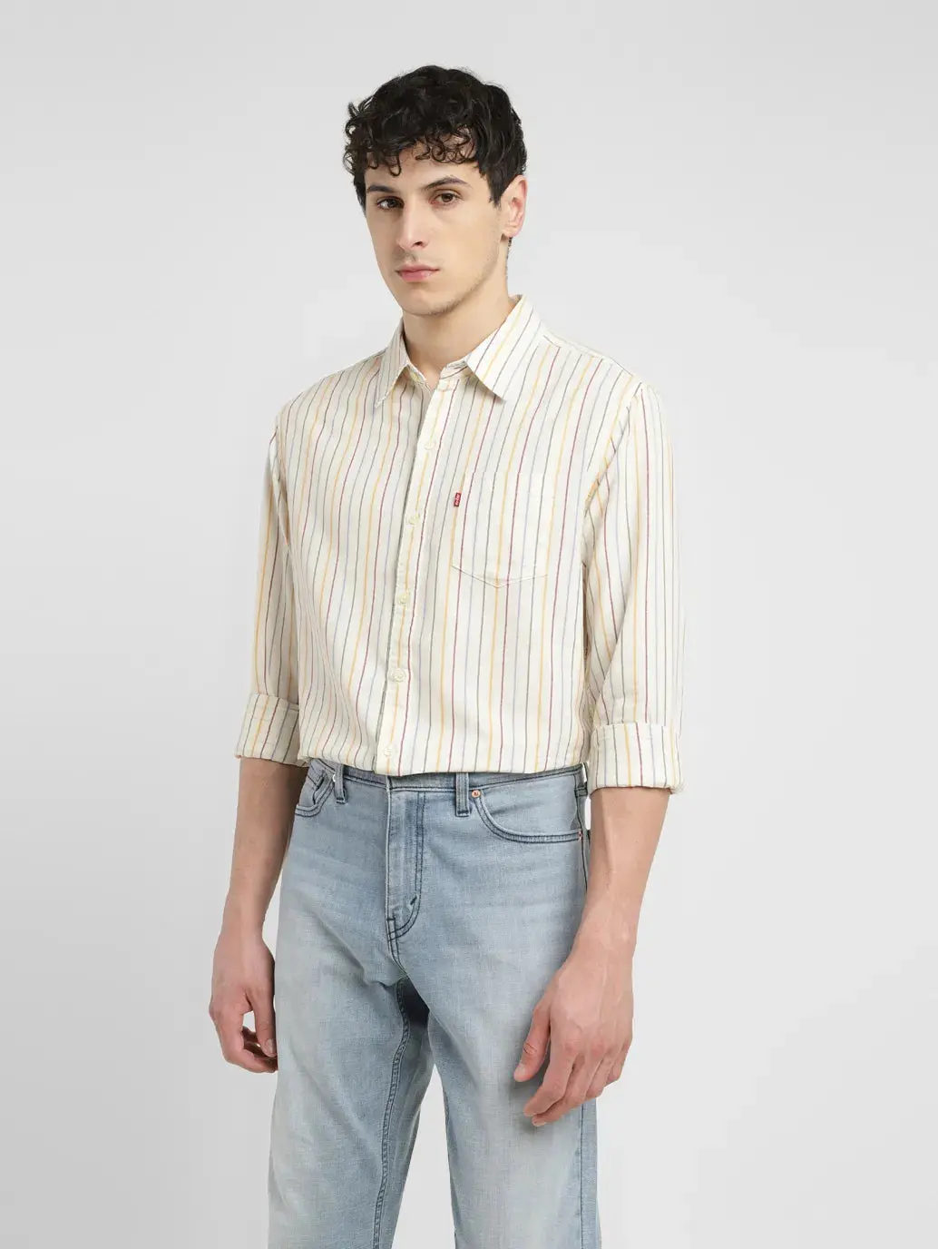 Men's Striped Slim Fit Shirt 1