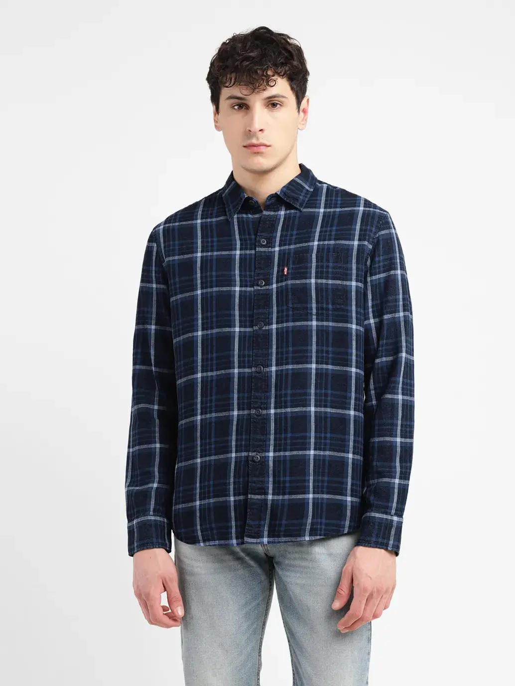 Men's Checkered Slim Fit Shirt 1