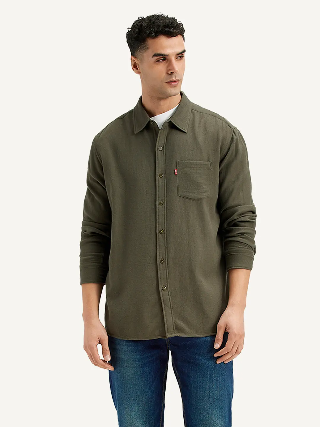Men's Solid Slim Fit Shirt 4