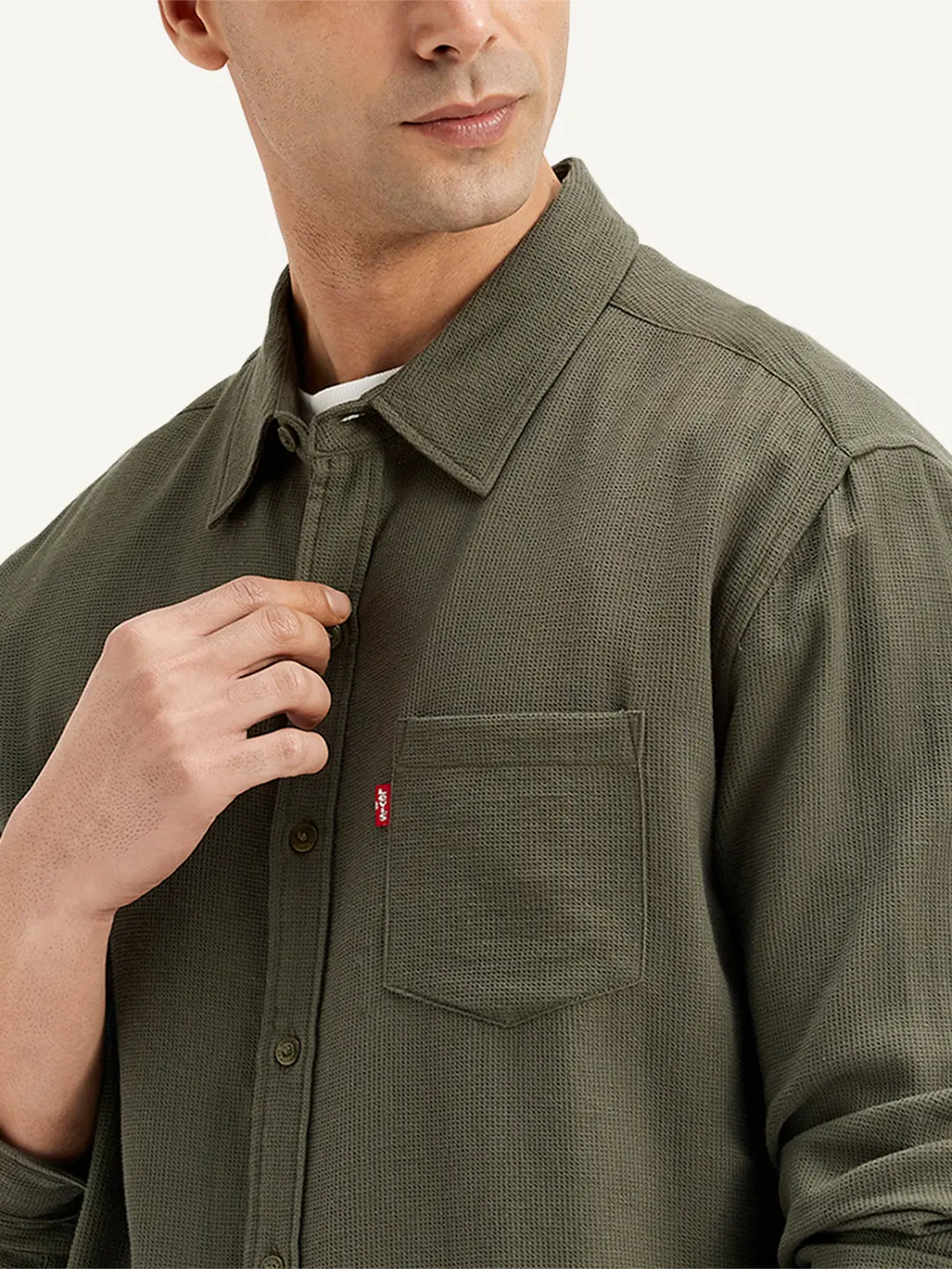 Men's Solid Slim Fit Shirt 2