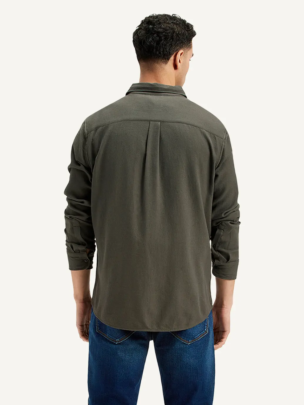 Men's Textured Slim Fit Shirt 3