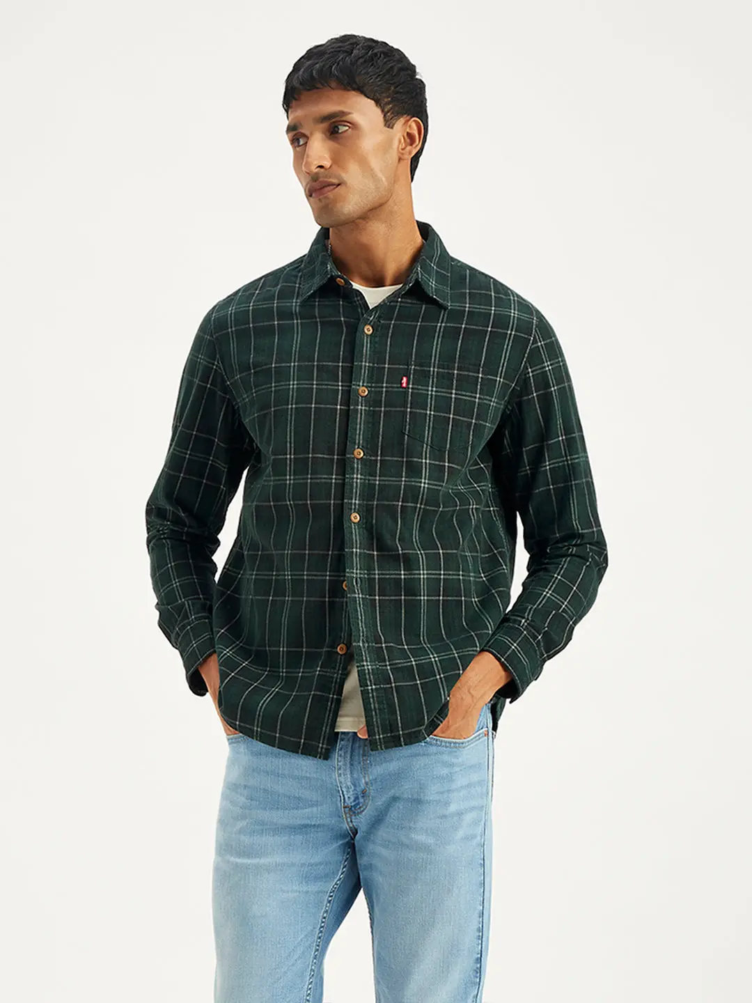 Men's Plaid Slim Fit Shirt 1