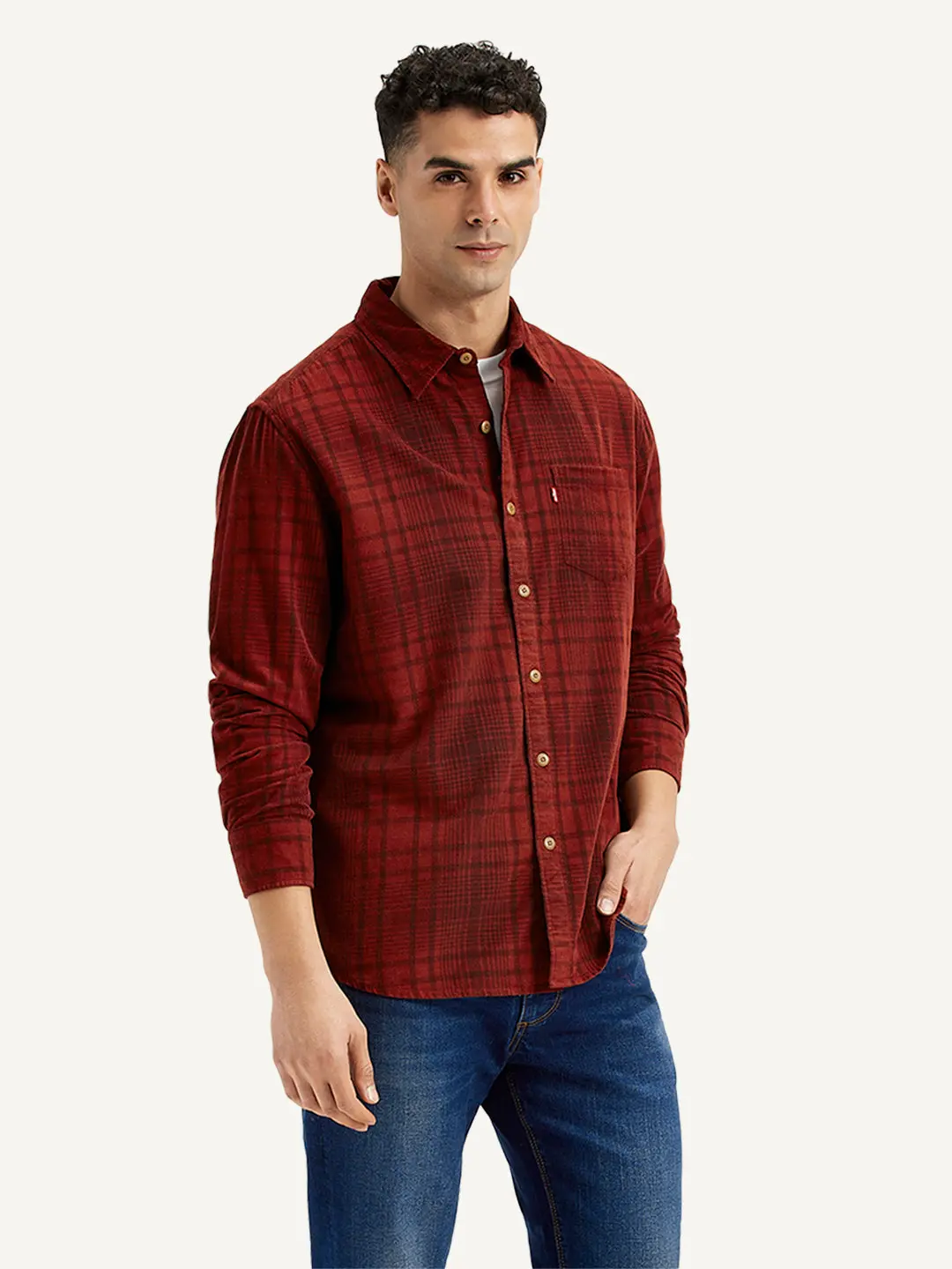 Men's Plaid Slim Fit Shirt 4
