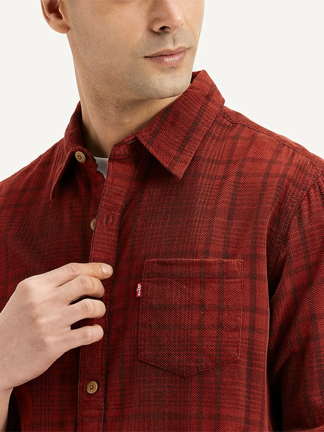 Men's Plaid Slim Fit Shirt 5
