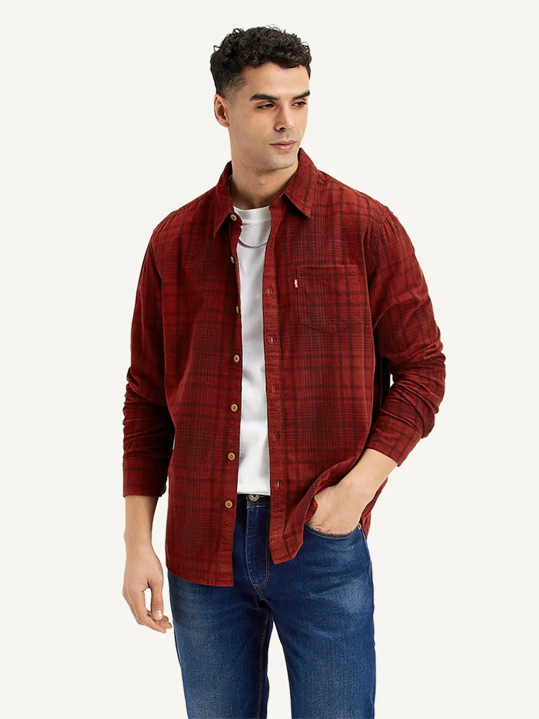 Men's Plaid Slim Fit Shirt 1