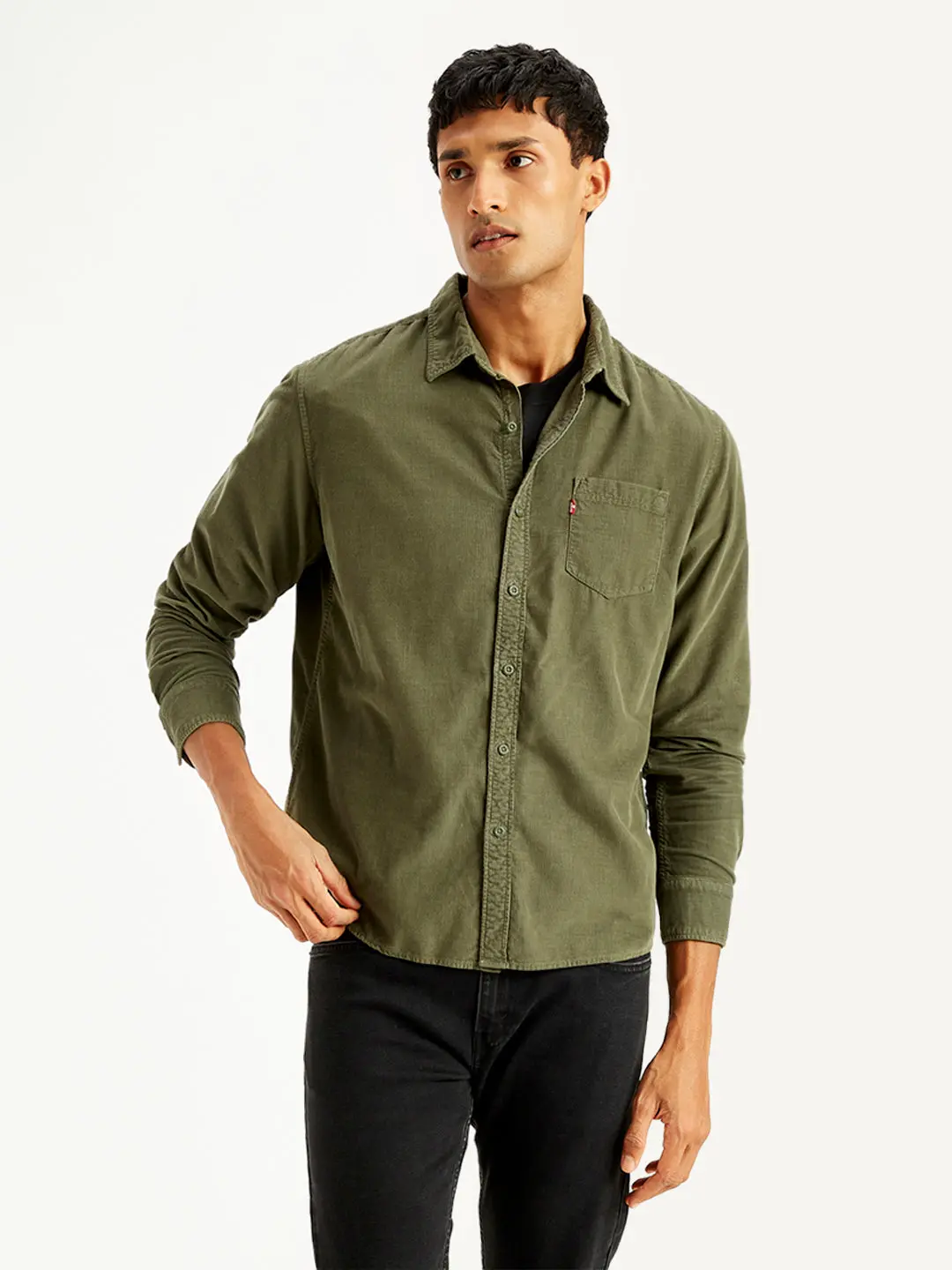 Men's Solid Slim Fit Shirt 1