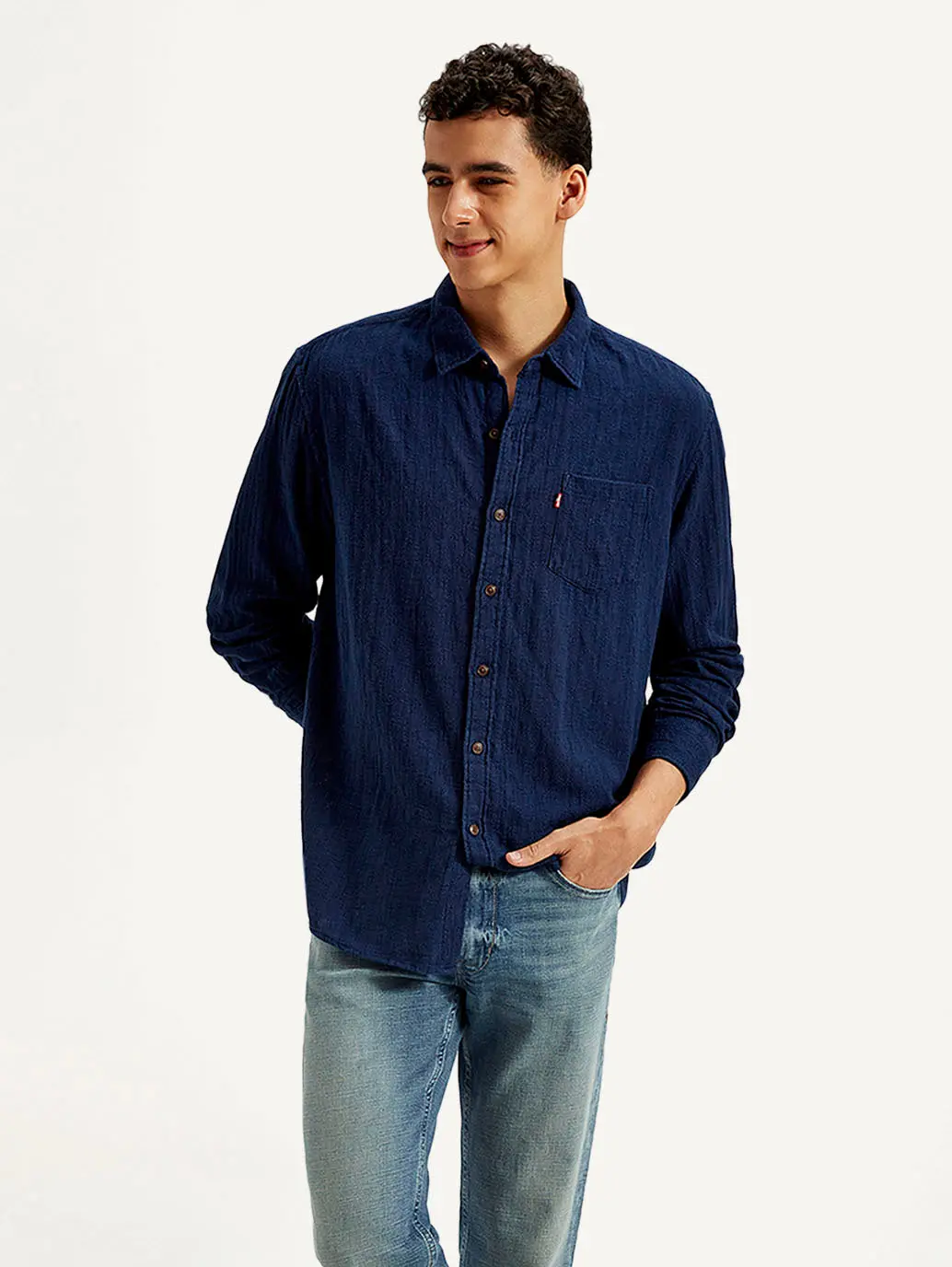 Men's Textured Slim Fit Shirt 1