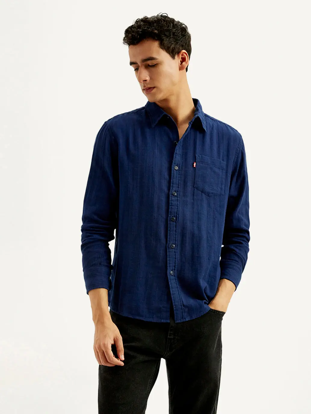 Men's Solid Slim Fit Shirt 1