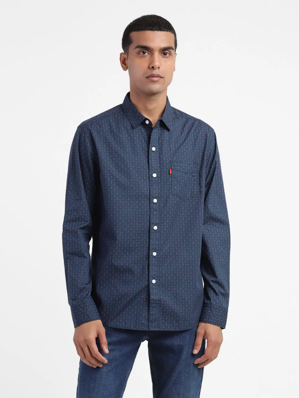 Men's All Over Print Slim Fit Shirt 1
