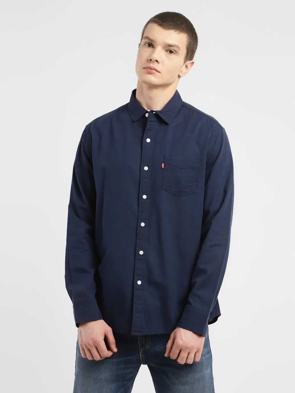 Men's Solid Slim Fit Shirt 1