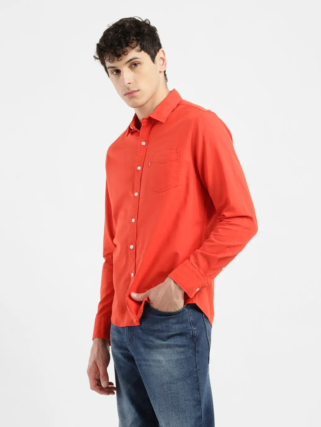 Men's Solid Slim Fit Shirt 4