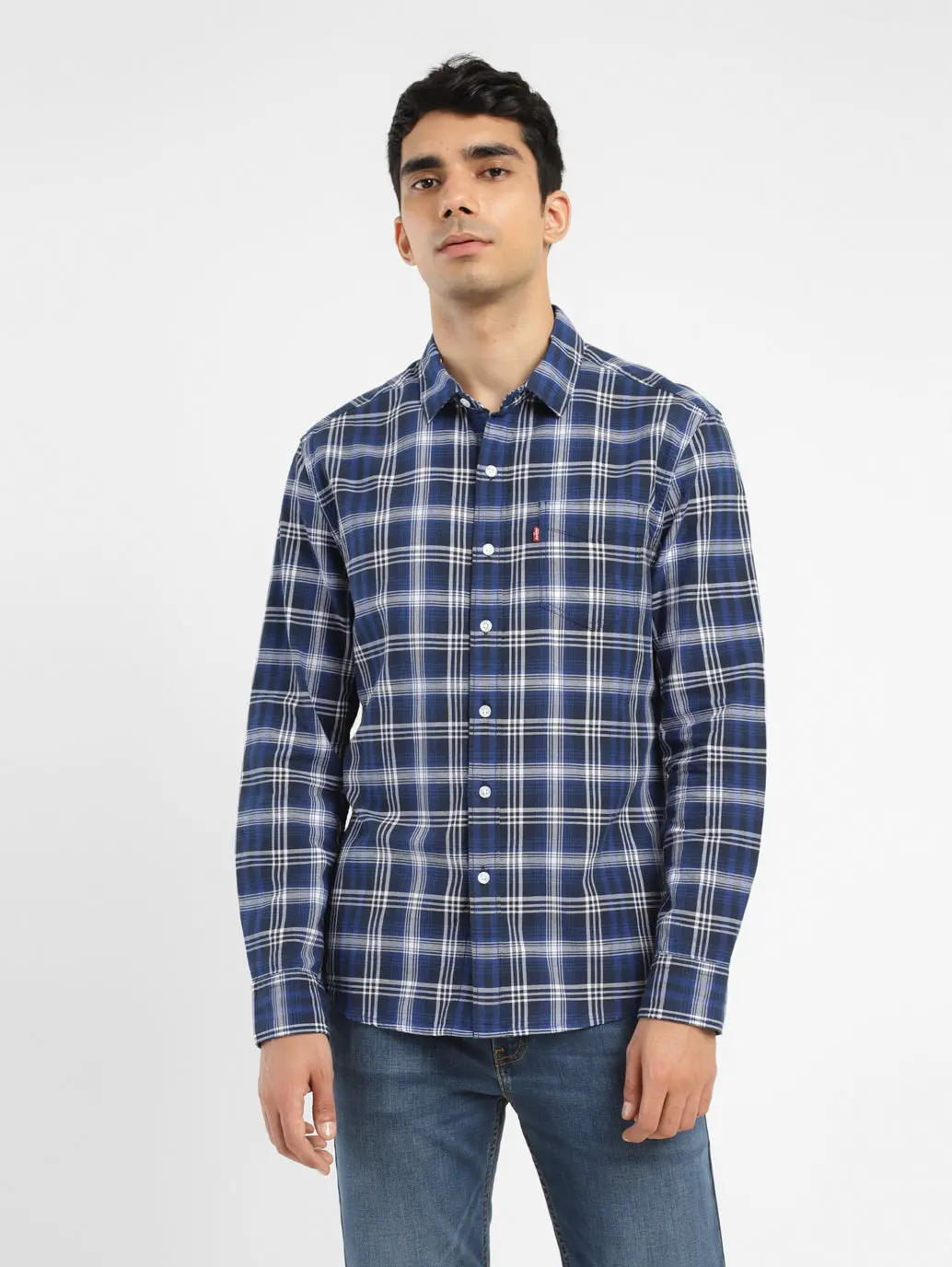 Men's Checkered Slim Fit Shirt 2