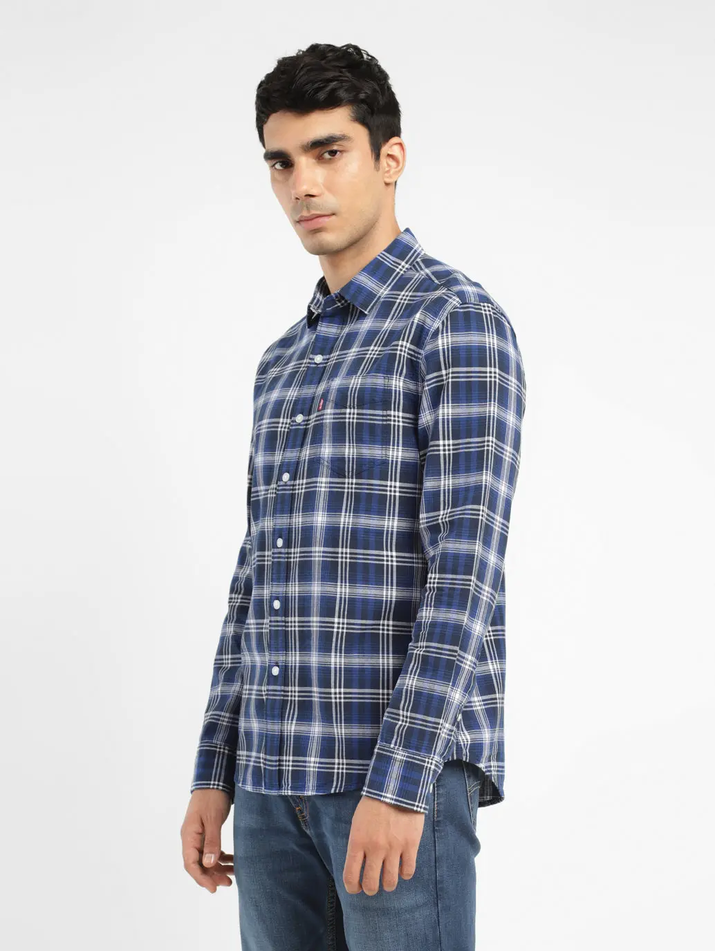 Men's Checkered Slim Fit Shirt 4
