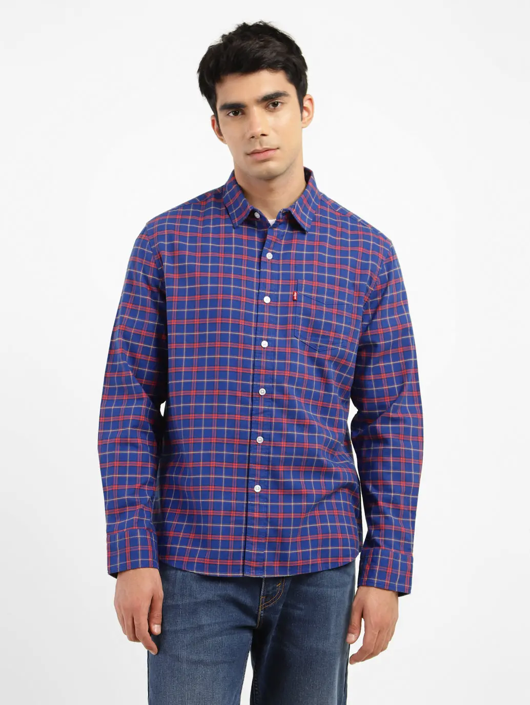 Men's Checkered Slim Fit Shirt 1