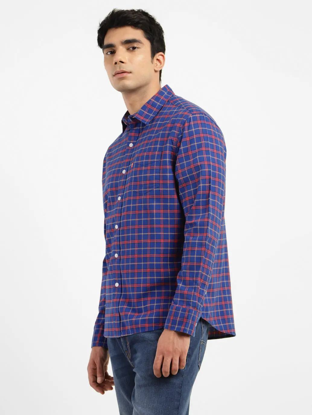 Men's Checkered Slim Fit Shirt 4