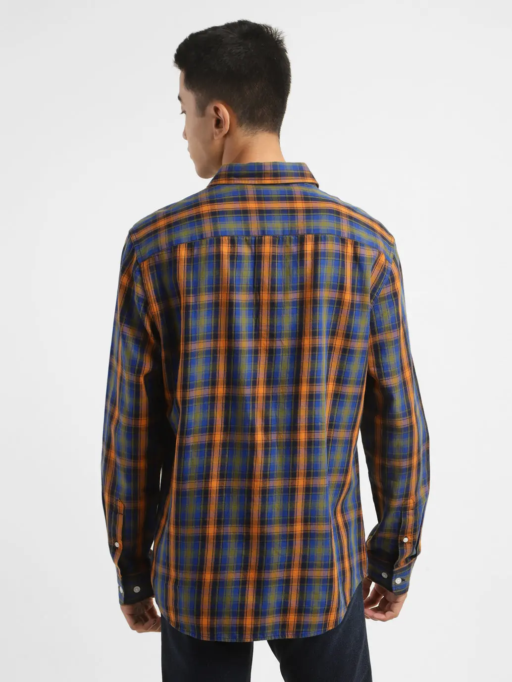 Men's Checkered Slim Fit Shirt 3