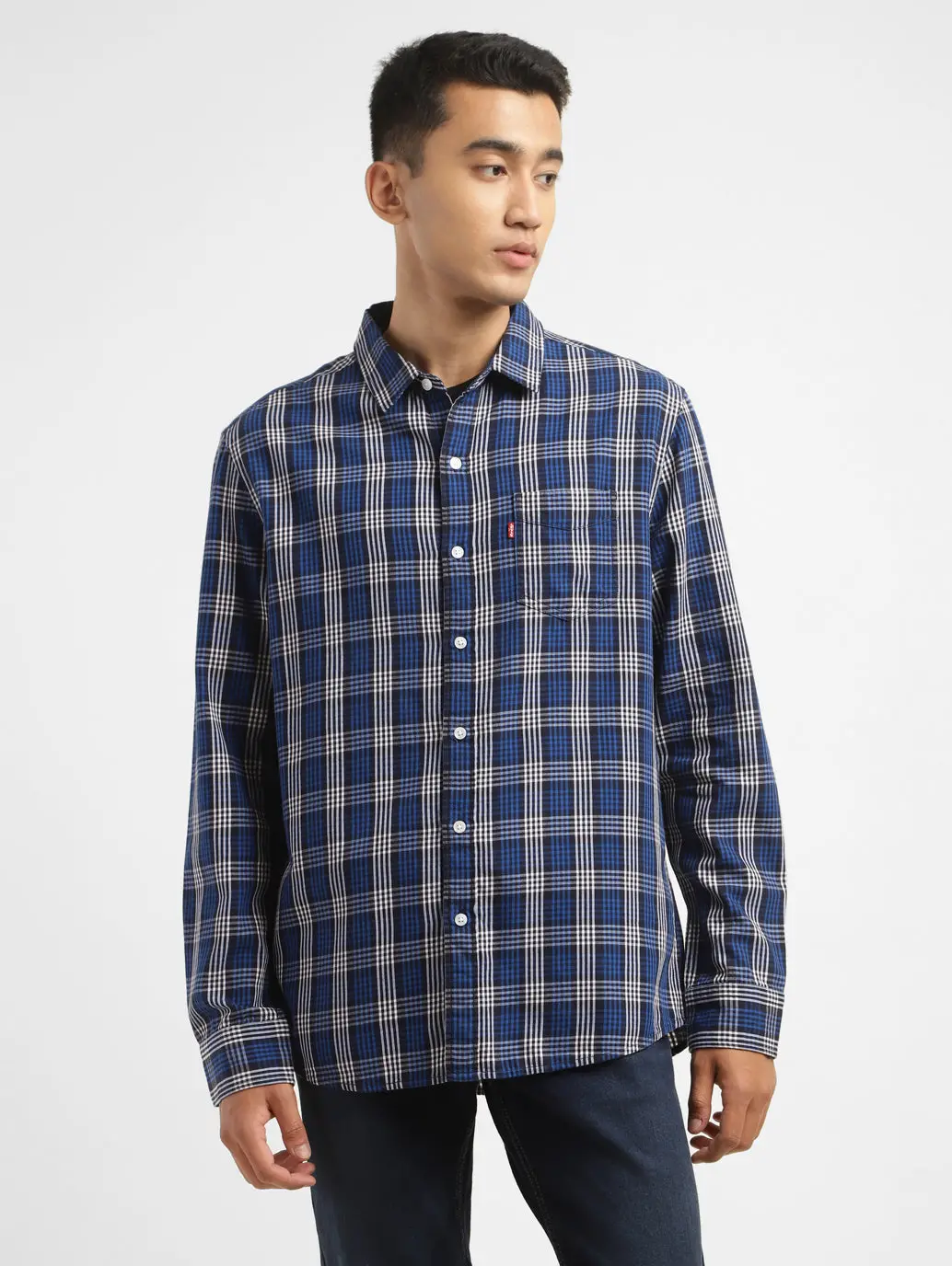 Men's Checkered Slim Fit Shirt 1