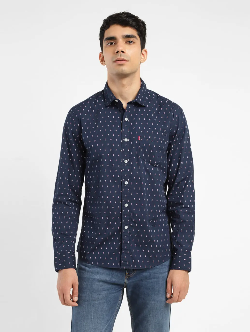 Men's Printed Slim Fit Shirt 2